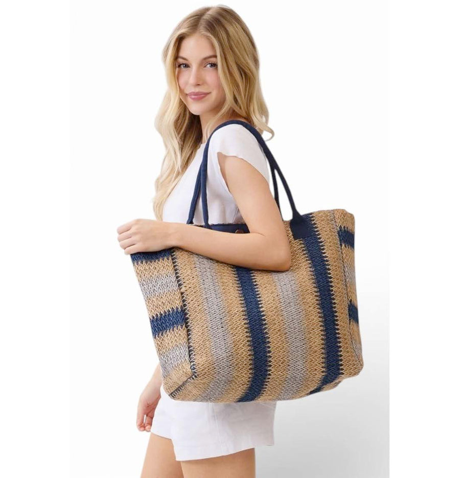 Carolina Stripe Tote Bag
