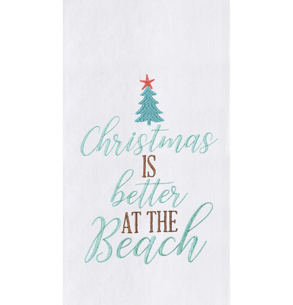 Christmas is Better at the Beach Kitchen Towel