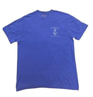 Compass Anchor T-Shirt - Flo Blue