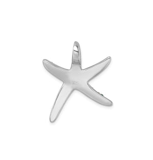 Crystal Starfish Pendant