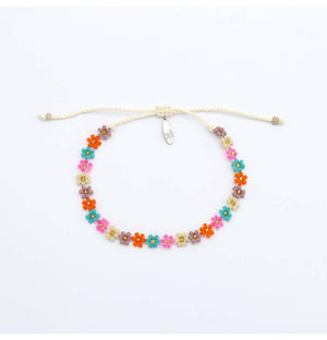 Daisy Beaded Bracelet