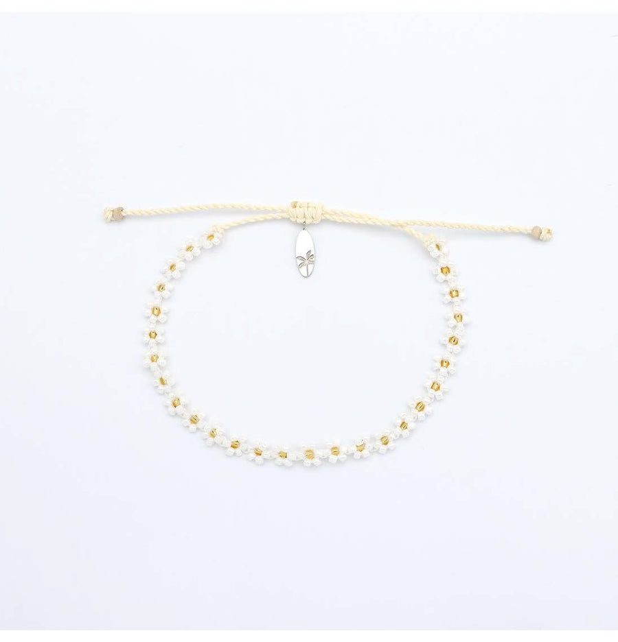 Daisy Beaded Bracelet