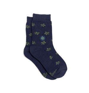 Kids Socks that Protect Turtles 4-6Y