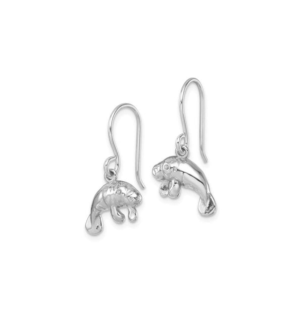 Manatee Dangle Earrings