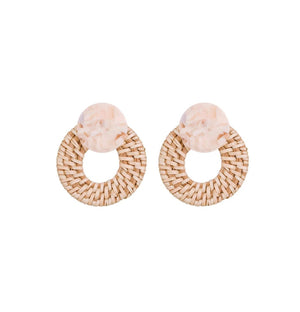 Rattan Bali Earrings