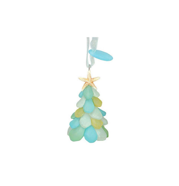 Sea Glass Tree Ornament