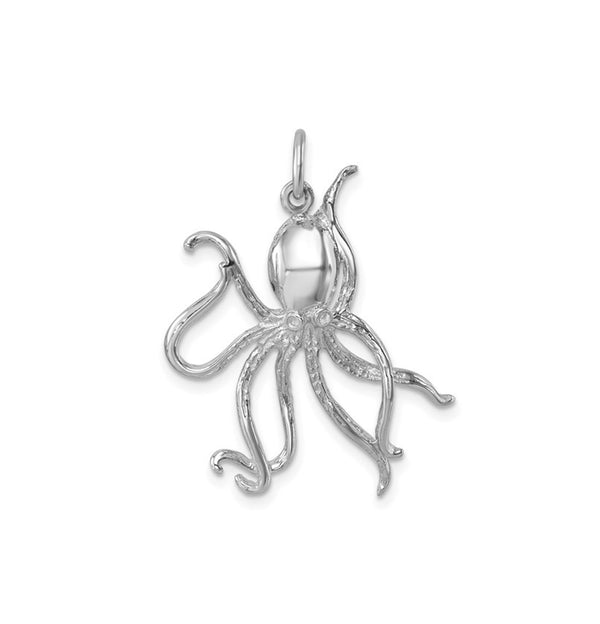 Sterling Silver Octopus Pendant