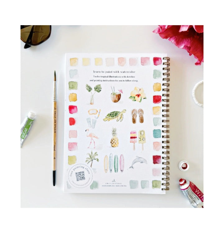 Tropical Watercolor Workbook