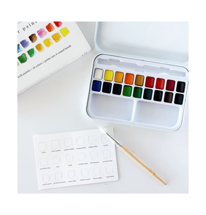 Watercolor Paint Set