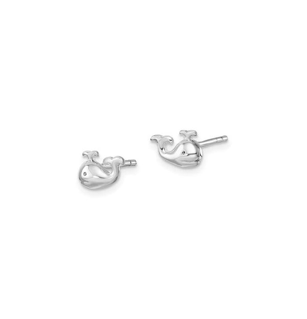 Whale Post Earrings