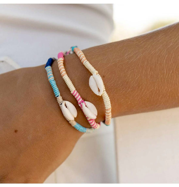 Woven Cowrie Bracelet