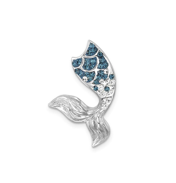 6pc Mermaid Tail Charm Set – Teal Acrylic, 17mm Curved Pendant, Fairy Tale Craft