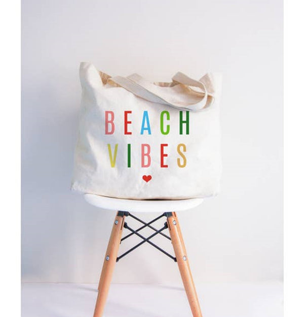Colorful Beach Vibes Tote Bag