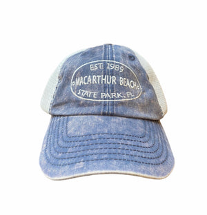MacArthur Beach Established Mesh Hat - Weathered Blue