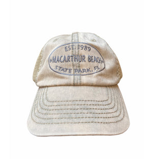 MacArthur Beach Established Mesh Hat - Weathered Khaki