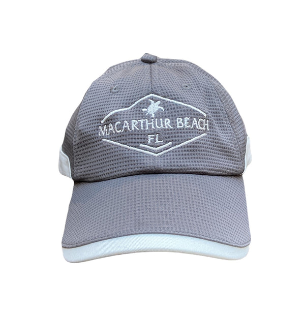 MacArthur Beach Moisture Wick Mesh Hat - Charcoal