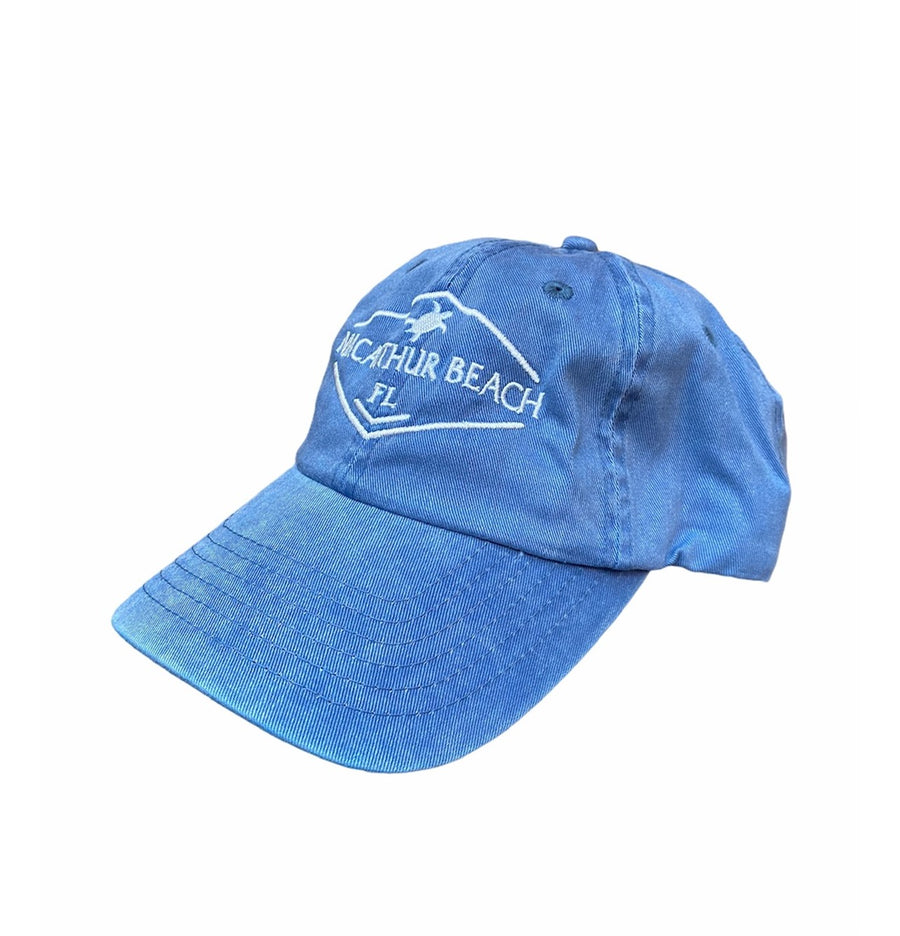 MacArthur Beach Turtle Hat - Denim Blue
