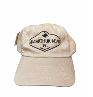 MacArthur Beach Turtle Hat - Stone Khaki