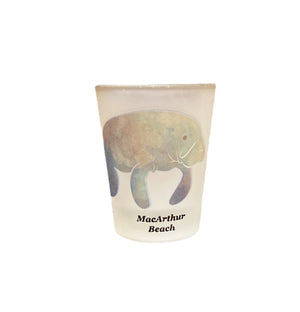 Manatee Frosted Shot Glass